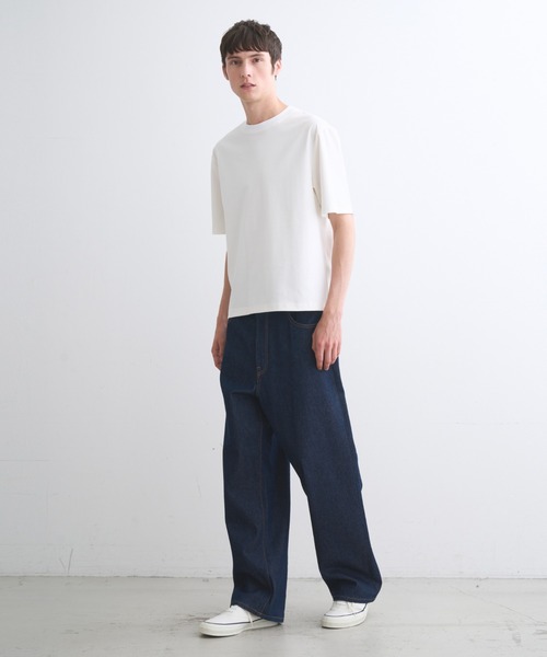 three dots(スリードッツ)の「【unisex】シルケンジャージー ショートスリーブ(Tシャツ/カットソー・レディース・ブルー系その他/ホワイト/ブラック・MEDIUM/LARGE/X-SMALL/SMALL)」の21枚目の写真