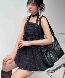 AS KNOW AS plus | 〇チョーカー付き リボンバルーンキャミチュニック(チュニック)