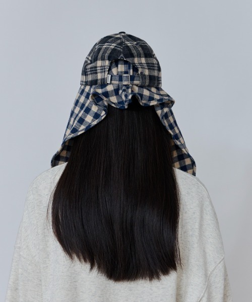 OVERRIDE(オーバーライド)の「OVERRIDE CHECK PATTERN SCARF&CAP / オーバーライド(キャップ・レディース・ブラック/ライトブルー/ブラウン・57~59cm)」の17枚目の写真