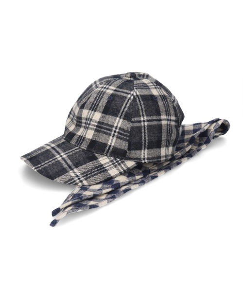 OVERRIDE(オーバーライド)の「OVERRIDE CHECK PATTERN SCARF&CAP / オーバーライド(キャップ・レディース・ブラック/ライトブルー/ブラウン・57~59cm)」の19枚目の写真