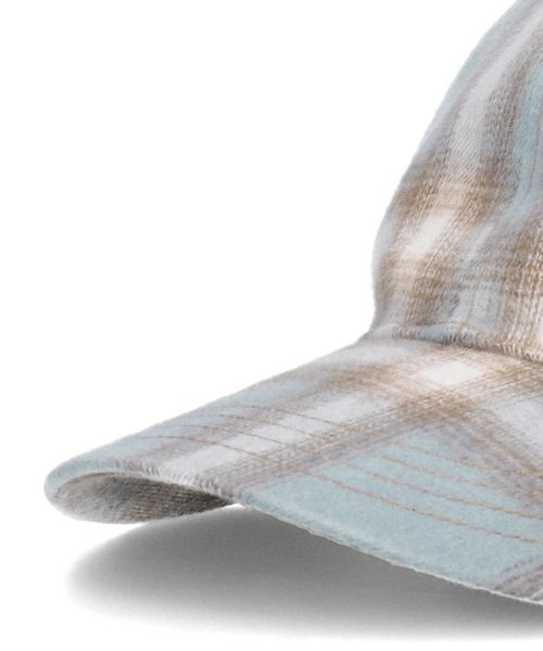 OVERRIDE(オーバーライド)の「OVERRIDE CHECK PATTERN SCARF&CAP / オーバーライド(キャップ・レディース・ブラック/ライトブルー/ブラウン・57~59cm)」の6枚目の写真