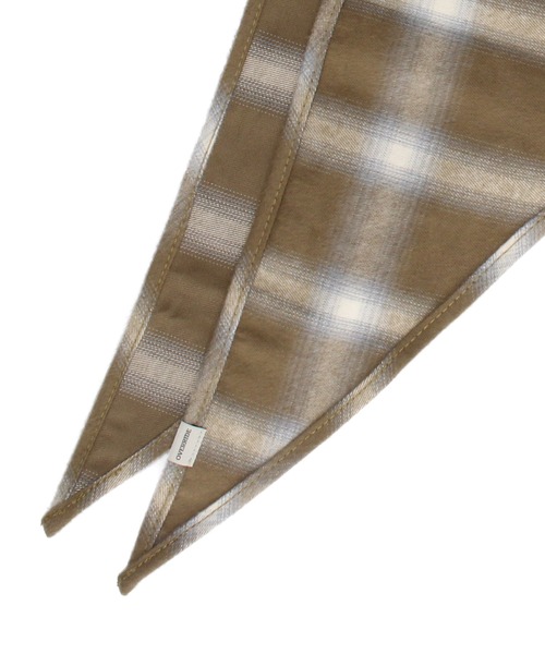 OVERRIDE(オーバーライド)の「OVERRIDE CHECK PATTERN SCARF&CAP / オーバーライド(キャップ・レディース・ブラック/ライトブルー/ブラウン・57~59cm)」の8枚目の写真