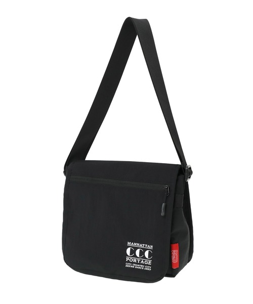 Manhattan Portage(マンハッタンポーテージ)の「DJ BAG (XSM) FZP RIPSTOP TASLAN CCC(ショルダーバッグ・メンズ・ブラック・X-SMALL)」の1枚目の写真