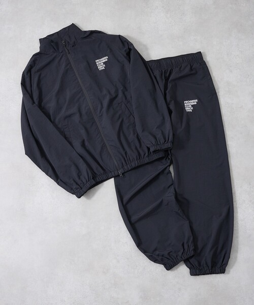 ABAHOUSE(アバハウス)の「【PROGRESS RUNNING CLUB (プログレスランニングクラブ) 】1998 Running Jacket / トラックジャケット / ジャージ(ジャージ・メンズ・ブラック・M/L/XL)」の2枚目の写真