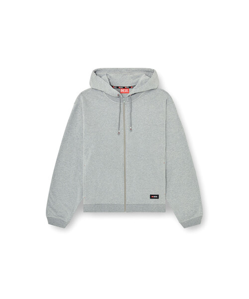 DIESEL(ディーゼル)の「メンズ ジップアップパーカー JOY-D-CORE(ルームウェア/パジャマ・メンズ・ライトグレー/ブラック・LARGE/MEDIUM/X-SMALL/X-LARGE/SMALL/XX-LARGE)」の9枚目の写真