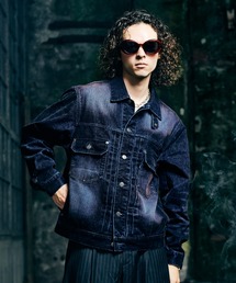 glamb | Gloss Flockey Denim Jacket / グロスフロッキーデニムジャケット(デニムジャケット)