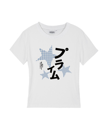 CHECK MILKY レディース スリムフィット 半袖Tシャツ 6 COLORS