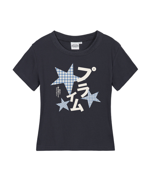PRIMATE（プライメイト）の「CHECK MILKY レディース スリムフィット 半袖Tシャツ 6 COLORS（Tシャツ/カットソー・レディース・ブラック×レッド/ブラック/クリーム/ホワイト/チャコール/カーキ・MEDIUM/SMALL/LARGE）」の4枚目の写真