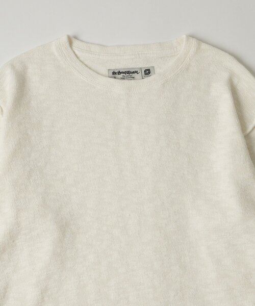 Sourcream(サワークリーム)の「【Sourcream】太番手甘編みスラブ天竺トップス(Tシャツ/カットソー・レディース・ブラック/グレー/ホワイト・FREE)」の9枚目の写真