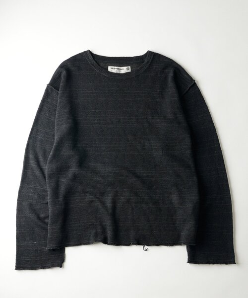 Sourcream(サワークリーム)の「【Sourcream】太番手甘編みスラブ天竺トップス(Tシャツ/カットソー・レディース・ブラック/グレー/ホワイト・FREE)」の16枚目の写真