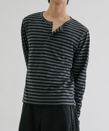 EPNK(�C�[�s�[�G�k�P�[)��Assorted border long sleeve henly tee / �A�\�[�g�{�[�_�[�����O�X���[�u�w�����[T(T�V���c/�J�b�g�\�[)
