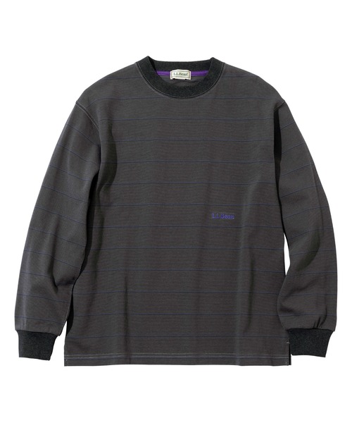 L.L.Bean(エルエルビーン)の「【JAPAN EDITION】ユニオン・ロングスリーブ・ストライプ・ティ(Tシャツ/カットソー・レディース・ブラウン系その他/ホワイト系その他/レッド系その他/ブラック系その他・MEDIUM)」の3枚目の写真