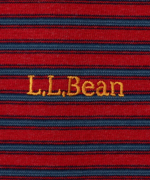 L.L.Bean(エルエルビーン)の「【JAPAN EDITION】ユニオン・ロングスリーブ・ストライプ・ティ(Tシャツ/カットソー・レディース・ブラウン系その他/ホワイト系その他/レッド系その他/ブラック系その他・MEDIUM)」の8枚目の写真