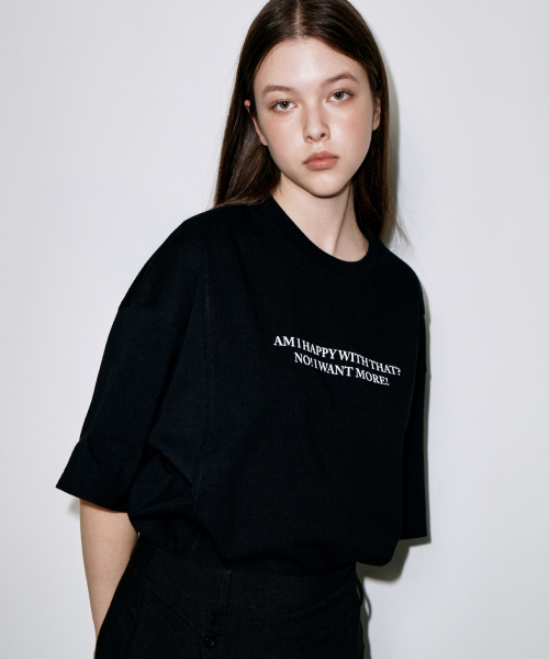 COLD BLANKET（コールドブランケット）の「ノエル アウトサイドシム 半袖 スウェット ブラック Tシャツ（Tシャツ/カットソー・レディース・その他・FREE）」の6枚目の写真