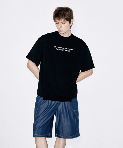 COLD BLANKET（コールドブランケット）の「ノエル アウトサイドシム 半袖 スウェット ブラック Tシャツ（Tシャツ/カットソー・レディース・その他・FREE）」の10枚目の写真