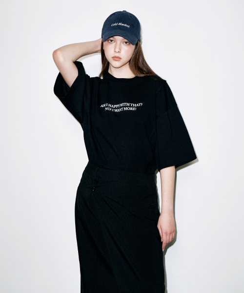 COLD BLANKET（コールドブランケット）の「ノエル アウトサイドシム 半袖 スウェット ブラック Tシャツ（Tシャツ/カットソー・レディース・その他・FREE）」の11枚目の写真