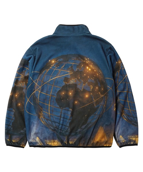 HUF（ハフ）の「FLUSHING POLAR FLEECE JACKET（ブルゾン・メンズ・マルチ・XL/L/M/S）」の3枚目の写真