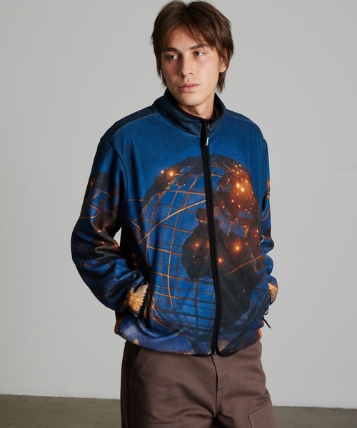 HUF（ハフ）の「FLUSHING POLAR FLEECE JACKET（ブルゾン・メンズ・マルチ・XL/L/M/S）」の5枚目の写真