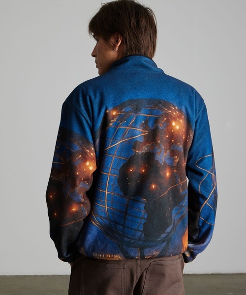 HUF（ハフ）の「FLUSHING POLAR FLEECE JACKET（ブルゾン・メンズ・マルチ・XL/L/M/S）」の7枚目の写真