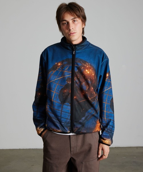 HUF（ハフ）の「FLUSHING POLAR FLEECE JACKET（ブルゾン・メンズ・マルチ・XL/L/M/S）」の4枚目の写真