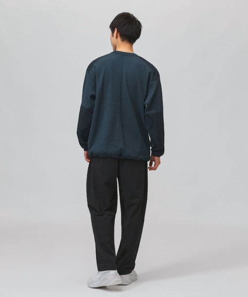 TIGORA(ティゴラ)の「ティゴラ TIGORA ワッフルポケットロングTシャツ(Tシャツ/カットソー・メンズ・ブラウン/チャコールグレー/オフホワイト/ネイビー・L/S/M/LL/3L)」の7枚目の写真