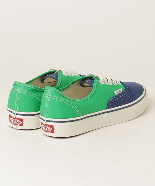 VANS(バンズ)の「バンズ 【 Vans 】- スニーカー【VANS Authentic GREEN NAVY VN000EHHNVY】(スニーカー・メンズ・グリーン・27.0cm/26.0cm/28.0cm/27.5cm)」の2枚目の写真