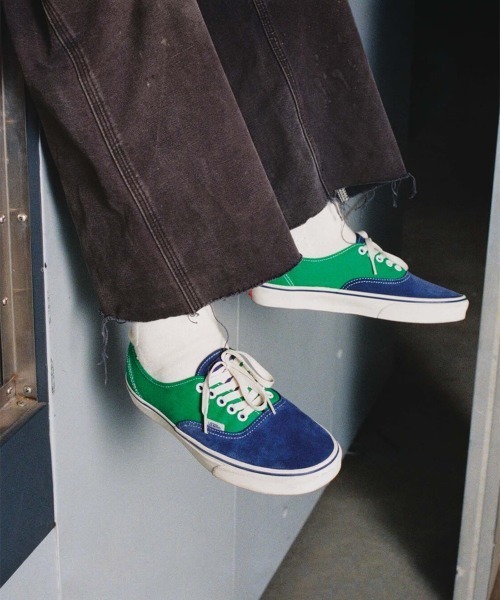 VANS(バンズ)の「バンズ 【 Vans 】- スニーカー【VANS Authentic GREEN NAVY VN000EHHNVY】(スニーカー・メンズ・グリーン・27.0cm/26.0cm/28.0cm/27.5cm)」の8枚目の写真