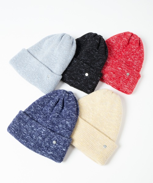 RACAL(ラカル)の「Colored Heather Knit Watch / カラー杢ニットワッチ(ニットキャップ/ビーニー・レディース・ネイビー/レッド/ブラック/ライトイエロー/サックスブルー・FREE)」の10枚目の写真