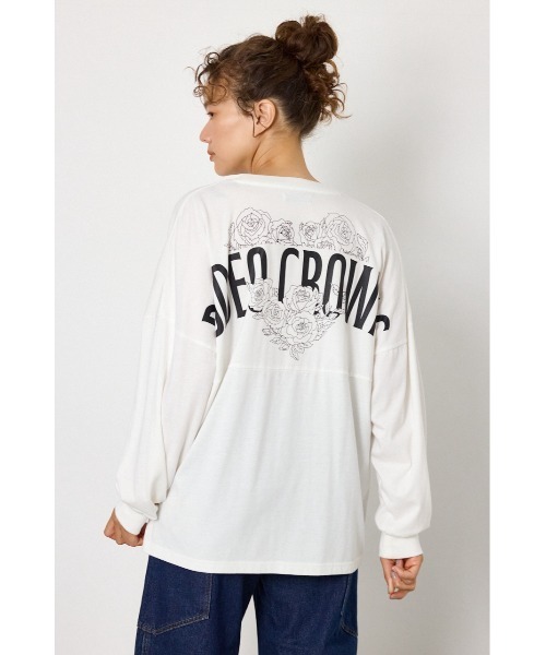 RODEO CROWNS WIDE BOWL(ロデオクラウンズワイドボウル)の「TCRロングスリーブTシャツ(Tシャツ/カットソー・レディース・ネイビー/オフホワイト/ピンク/ブラック・FREE)」の5枚目の写真