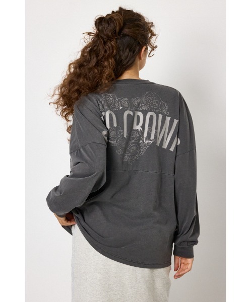 RODEO CROWNS WIDE BOWL(ロデオクラウンズワイドボウル)の「TCRロングスリーブTシャツ(Tシャツ/カットソー・レディース・ネイビー/オフホワイト/ピンク/ブラック・FREE)」の12枚目の写真