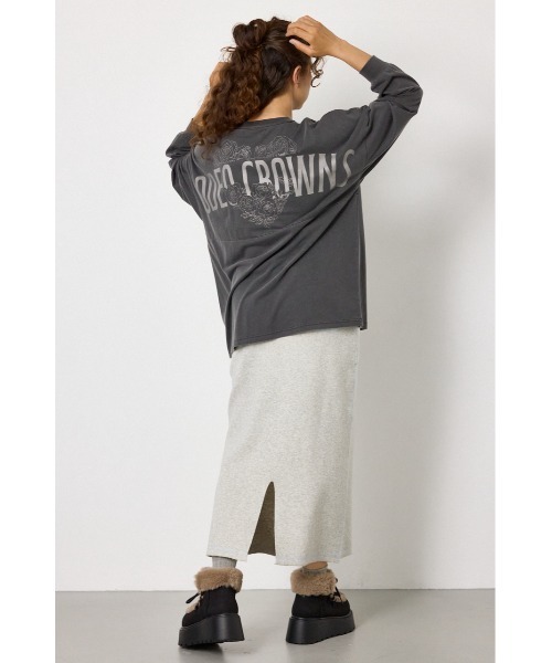 RODEO CROWNS WIDE BOWL(ロデオクラウンズワイドボウル)の「TCRロングスリーブTシャツ(Tシャツ/カットソー・レディース・ネイビー/オフホワイト/ピンク/ブラック・FREE)」の14枚目の写真