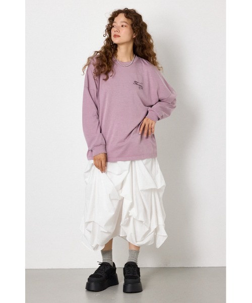 RODEO CROWNS WIDE BOWL(ロデオクラウンズワイドボウル)の「TCRロングスリーブTシャツ(Tシャツ/カットソー・レディース・ネイビー/オフホワイト/ピンク/ブラック・FREE)」の18枚目の写真