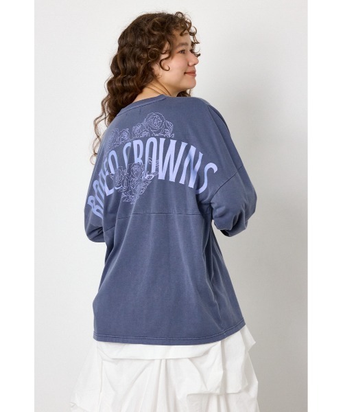 RODEO CROWNS WIDE BOWL(ロデオクラウンズワイドボウル)の「TCRロングスリーブTシャツ(Tシャツ/カットソー・レディース・ネイビー/オフホワイト/ピンク/ブラック・FREE)」の21枚目の写真