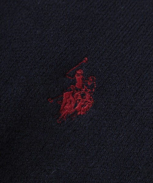 U.S. POLO ASSN.(ユーエスポロアッスン)の「【80】【U.S. POLO ASSN./ユーエスポロアッスン】ミラノリブ スウェットライク ニット/クルーネック/総針/チクチクしない/ユニセックス/レディース/メンズ(ニット/セーター・メンズ・ネイビー/アイボリー/グレー/モカ/ブラック・L/M)」の11枚目の写真