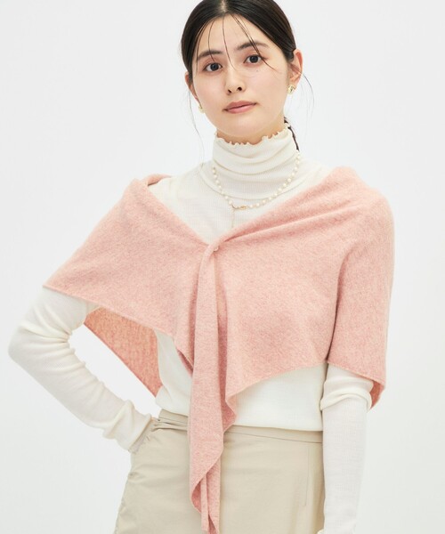 NOLLEY’S(ノーリーズ)の「MY STANDARDウォッシャブルリブタートル(Tシャツ/カットソー・レディース・オフホワイト/ライトグレー/ベビーピンク/ブラウン・FREE)」の1枚目の写真