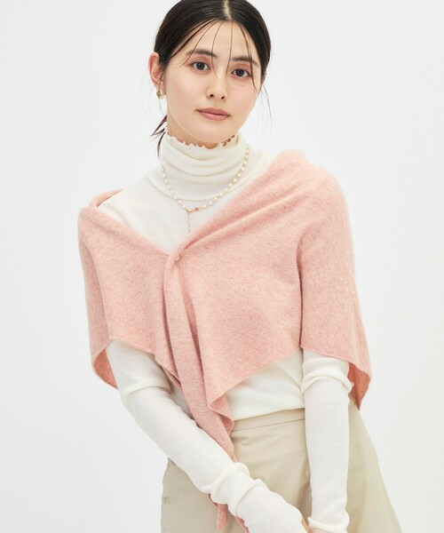 NOLLEY’S(ノーリーズ)の「MY STANDARDウォッシャブルリブタートル(Tシャツ/カットソー・レディース・オフホワイト/ライトグレー/ベビーピンク/ブラウン・FREE)」の5枚目の写真