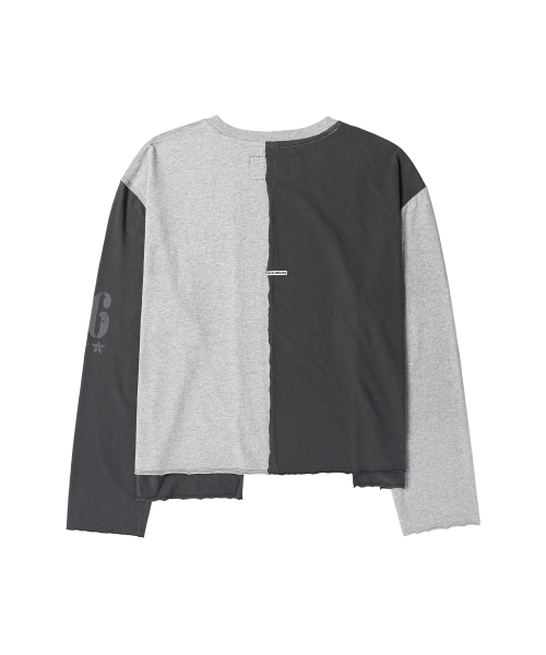 THEVINYLHOUSE(ザバイニルハウス)の「BLOCK UNBALANCE LS TEE(W) GREY(Tシャツ/カットソー・レディース・その他・FREE)」の10枚目の写真