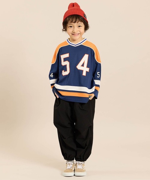F.O.KIDS(エフオーキッズ)の「F.O.KIDS/エフオーキッズ パラシュートパンツ 10分丈 ナイロン キッズ こども服 男の子 女の子 アウトドア ストリート 2026秋冬(その他パンツ・キッズ・ブラック/ブラウン/ベージュ/カーキ・130/140/150/160)」の6枚目の写真