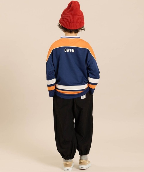 F.O.KIDS(エフオーキッズ)の「F.O.KIDS/エフオーキッズ パラシュートパンツ 10分丈 ナイロン キッズ こども服 男の子 女の子 アウトドア ストリート 2026秋冬(その他パンツ・キッズ・ブラック/ブラウン/ベージュ/カーキ・130/140/150/160)」の5枚目の写真