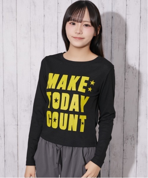 GORGE(ゴージ)の「ビッグロゴ テレコトップス|全4色(Tシャツ/カットソー・レディース・ブラック/ネイビー/オフホワイト/カモフラージュ・F)」の11枚目の写真