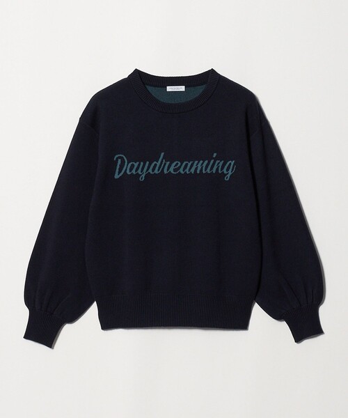 A DAY IN THE LIFE UNITED ARROWS(アデイインザライフユナイテッドアローズ)の「ダブルジャガード ロゴニット ‐ウォッシャブル‐ <A DAY IN THE LIFE>(ニット/セーター・レディース・ネイビー/グレー系/イエロー/モカ・FREE)」の3枚目の写真