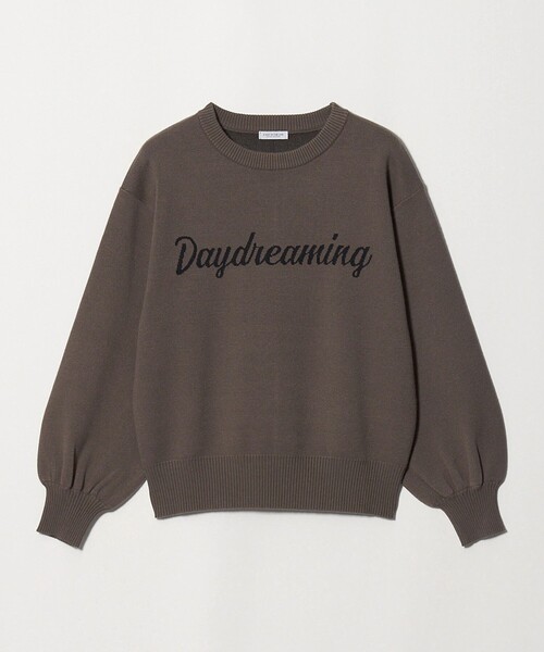 A DAY IN THE LIFE UNITED ARROWS(アデイインザライフユナイテッドアローズ)の「ダブルジャガード ロゴニット ‐ウォッシャブル‐ <A DAY IN THE LIFE>(ニット/セーター・レディース・ネイビー/グレー系/イエロー/モカ・FREE)」の1枚目の写真