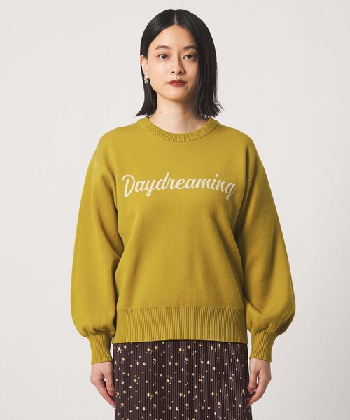 A DAY IN THE LIFE UNITED ARROWS(アデイインザライフユナイテッドアローズ)の「ダブルジャガード ロゴニット ‐ウォッシャブル‐ <A DAY IN THE LIFE>(ニット/セーター・レディース・ネイビー/グレー系/イエロー/モカ・FREE)」の9枚目の写真