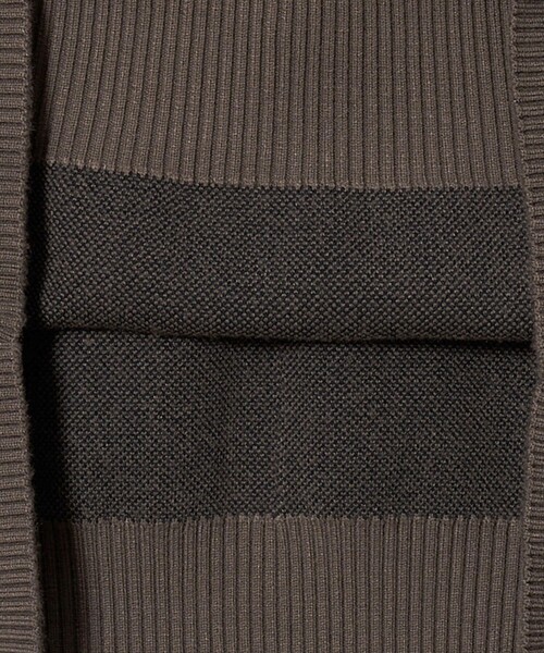 A DAY IN THE LIFE UNITED ARROWS(アデイインザライフユナイテッドアローズ)の「ダブルジャガード ロゴニット ‐ウォッシャブル‐ <A DAY IN THE LIFE>(ニット/セーター・レディース・ネイビー/グレー系/イエロー/モカ・FREE)」の17枚目の写真