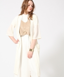 HARE | シフォンガウンシャツ七分袖(HARE)(シャツ/ブラウス)