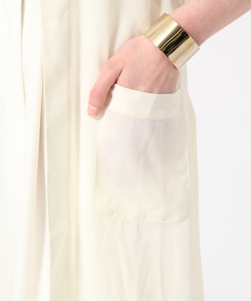 HARE（ハレ）の「シフォンガウンシャツ七分袖(HARE)（シャツ/ブラウス・レディース・グレー/ライトグレー/オフホワイト/ホワイト・FREE）」の14枚目の写真