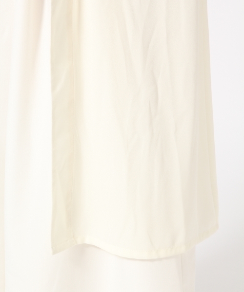 HARE（ハレ）の「シフォンガウンシャツ七分袖(HARE)（シャツ/ブラウス・レディース・グレー/ライトグレー/オフホワイト/ホワイト・FREE）」の15枚目の写真