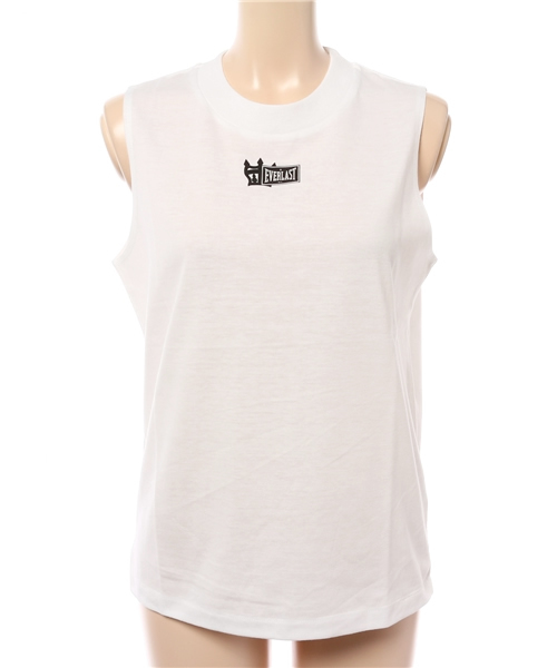 RODEO CROWNS WIDE BOWL（ロデオクラウンズワイドボウル）の「Message tank（タンクトップ・レディース・ホワイト/ブラック・SMALL/MEDIUM）」の9枚目の写真