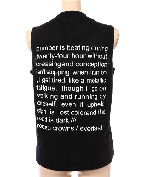 RODEO CROWNS WIDE BOWL（ロデオクラウンズワイドボウル）の「Message tank（タンクトップ・レディース・ホワイト/ブラック・SMALL/MEDIUM）」の4枚目の写真