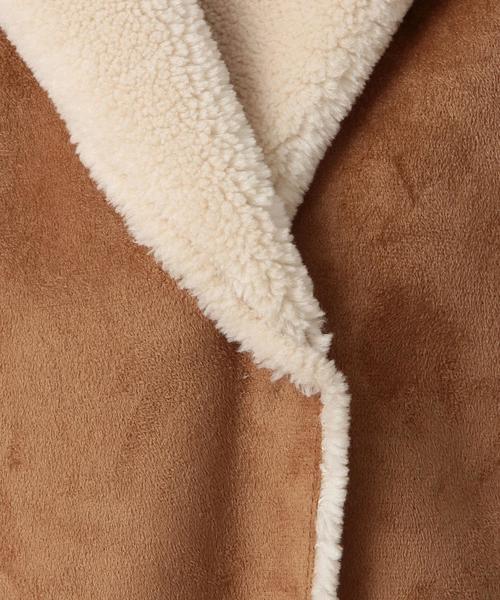 Another Edition（アナザーエディション）の「フェイクムートンフードコート/AEBC FAKE MOUTON HOOD◆（ムートンコート・レディース・ブラック/ブラウン/ベージュ・SMALL/MEDIUM）」の13枚目の写真